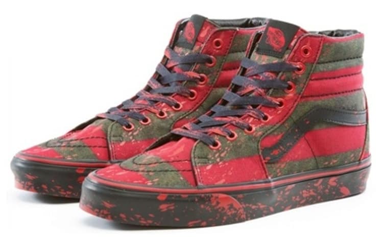 Vans Sk8 Hi Horror Pack Nightmare On Elm Street Freddy Krueger 6