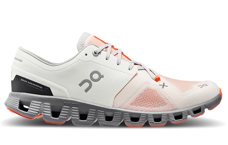 On Running Cloud X 3 Ivory Alloy 4
