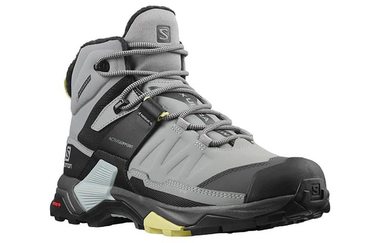 SALOMON Women's X Ultra 4 Mid CSWP 'Monument Black' 3