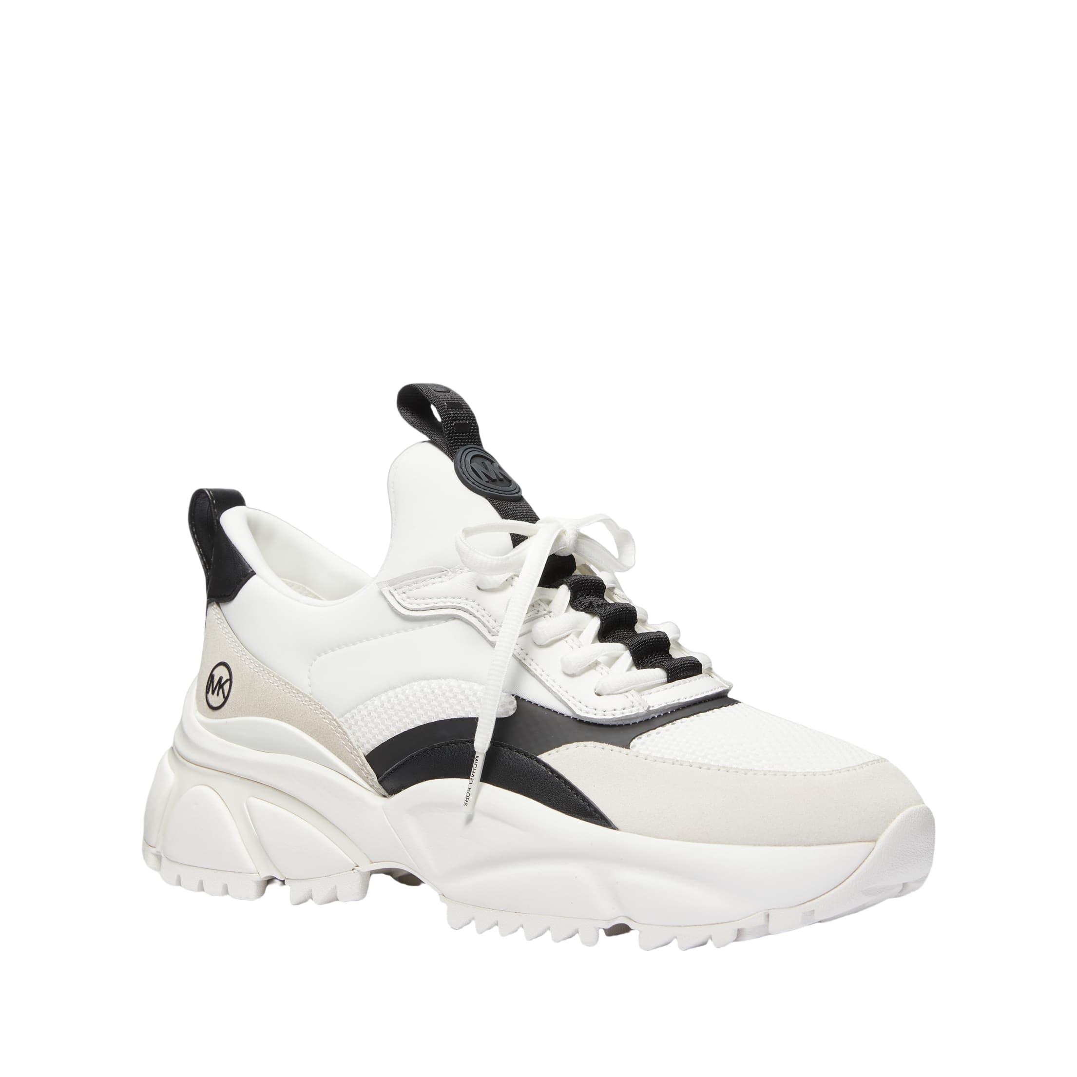 MICHAEL KORS Darius Low Top Casual Shoes 6.5cm Men's Black White 5