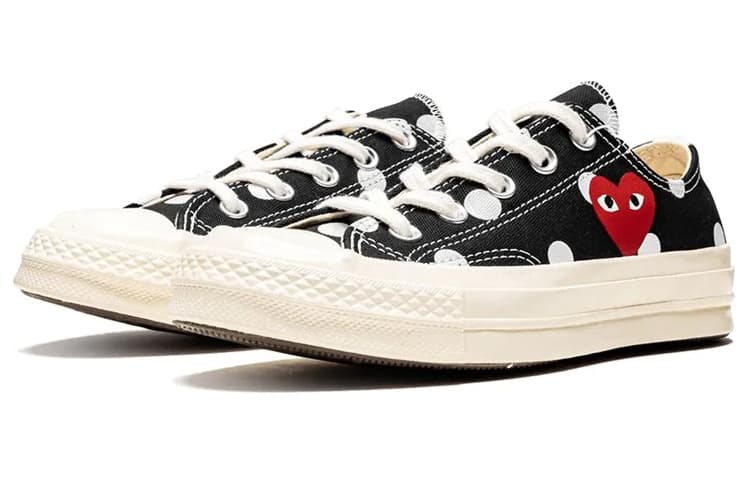 Converse Chuck Taylor All Star 70 Ox Comme Des Garcons Play Polka Dot Black 4