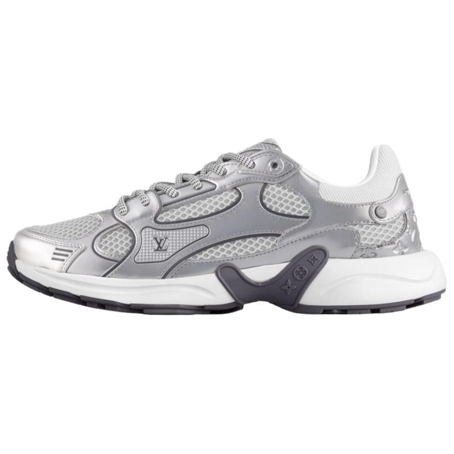 LOUIS VUITTON Olympia Low Top Casual Shoes Women's Silver 2