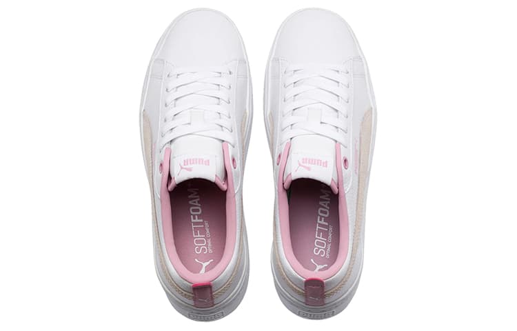 PUMA Smash Platform Low 'White Pale Pink' Women's 6