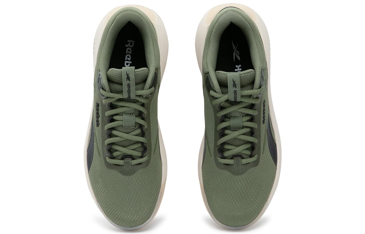 Reebok Wear-Resistant Slip-Resistant Low-Top Running Shoes Unisex Green Black 5