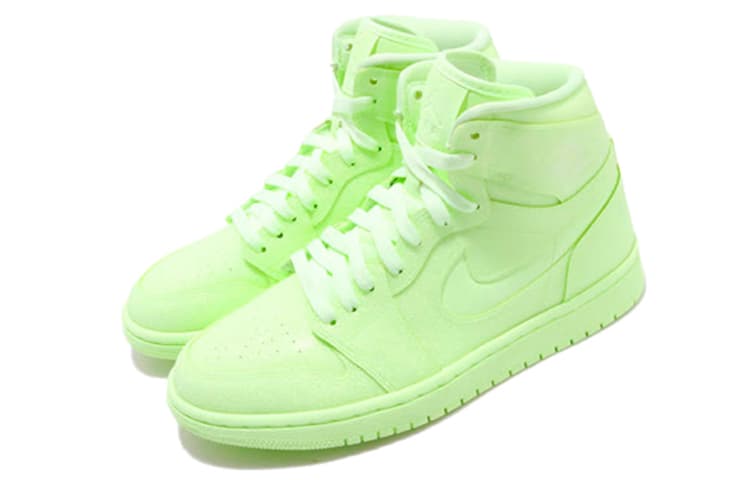 JORDAN 1 Retro High Barely Volt Women's 5