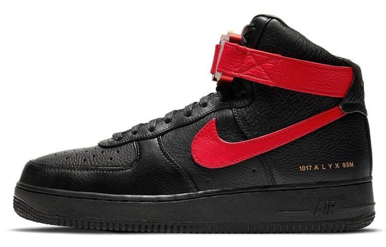 Nike Air Force 1 High 1017 Alyx 9SM Black Red 2