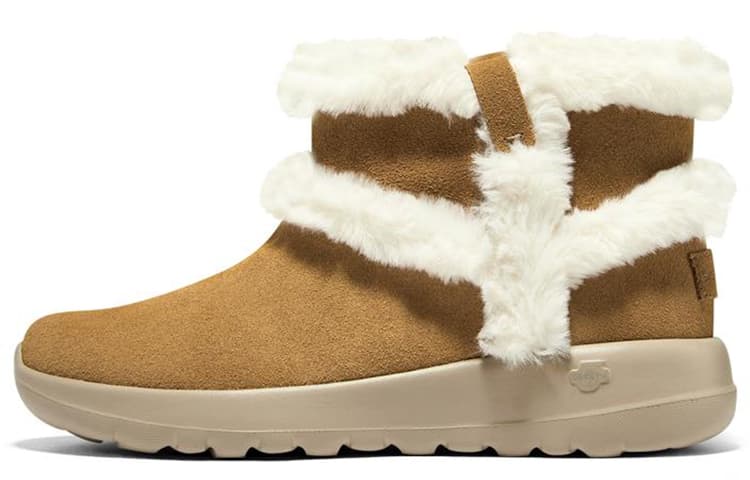 Skechers On-the-Go Joy High-Top Fleece-Lined Ankle Boots Women's Maroon 2