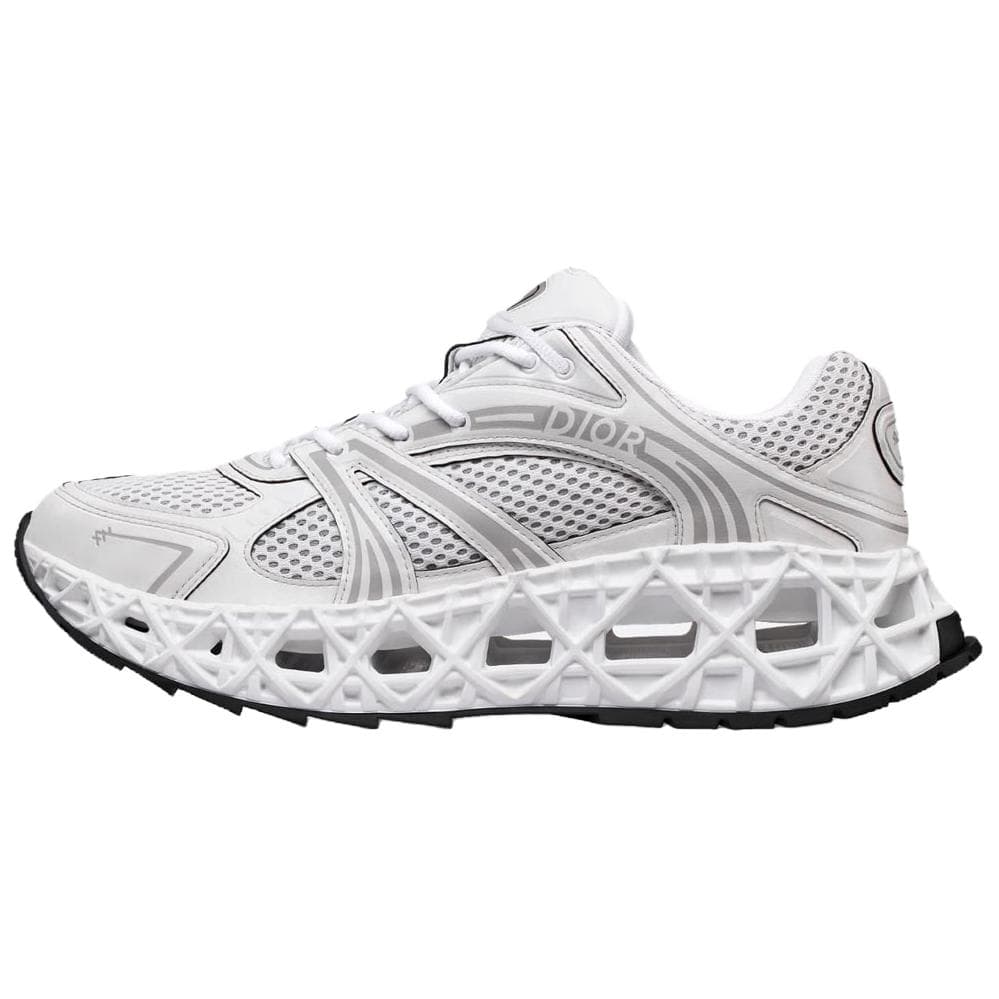 DIOR B35 NXXT Fabric Jacquard Low-Top Casual Shoes Unisex White 2