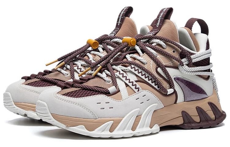 LiNing Xiao Yao Xing Getaway Wear-Resistant Slip-Resistant Cushioning Low-Top Sports Casual Shoes Men's Clever Umber 4