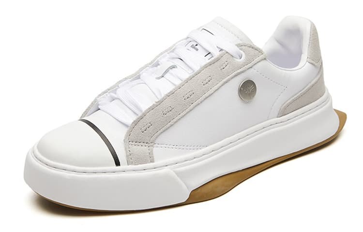 Mihara Yasuhiro X FILA Crypto Skateboard Shoes Women's Low-Top FILA White/Lunar Rock Gray 3