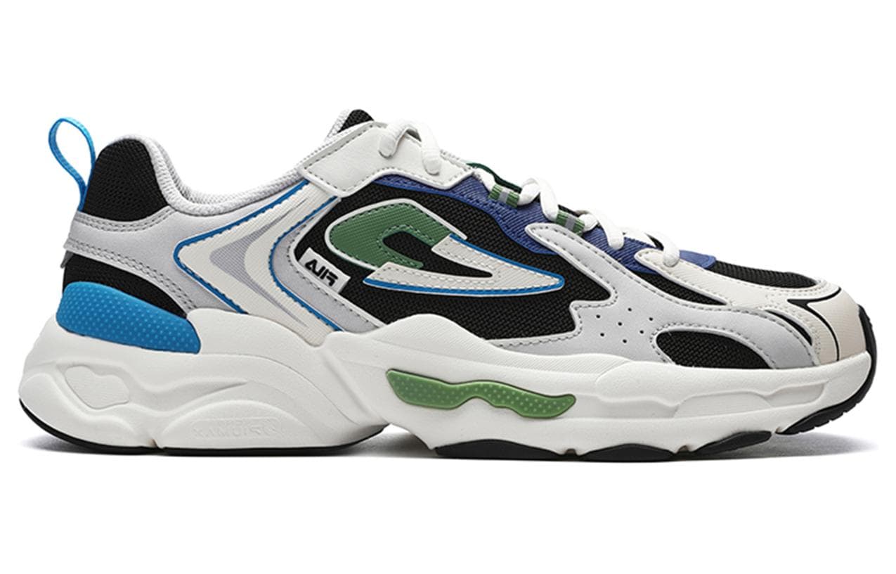 FILA Y2K Slip-Resistant Low-Top Casual Shoes Men's White Black Lotus Gray 3