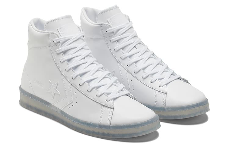 Converse Pro Leather High Black Ice White Clear 5