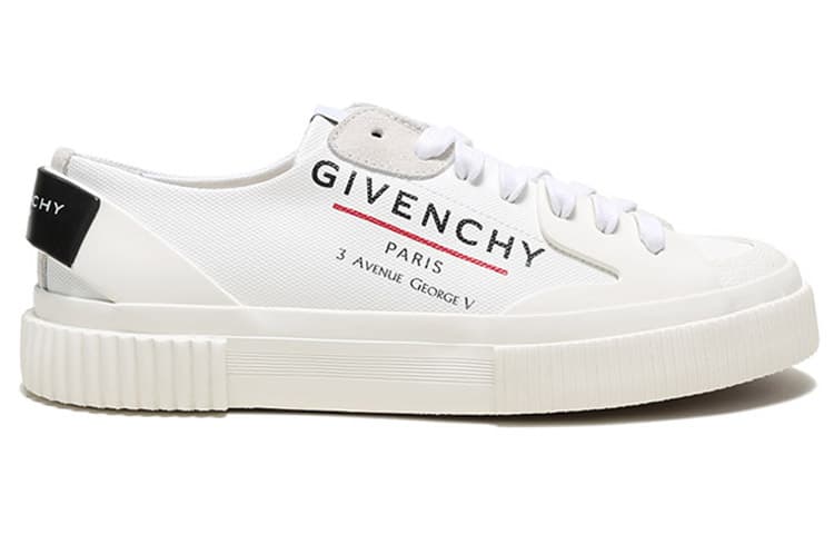 Givenchy Women's Tennis Light Sneaker 'Address Logo Print - White' 4