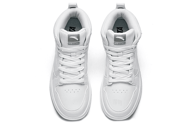 Anta Anti-Slip Cushioned Wear-Resistant Low-Top Sneakers Women's White Gray 6