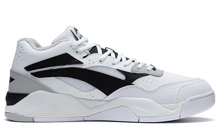 LINING BBS Casual Shoes Men Low-Top White Black 4