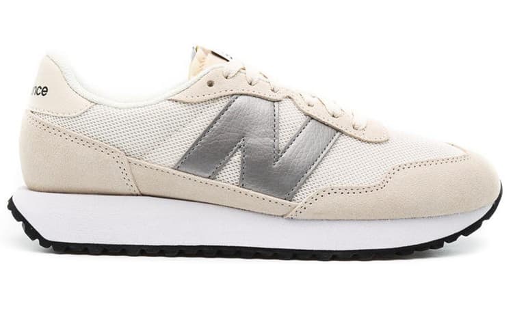 New Balance 237 Sea Salt Silver Metallic Women's 4