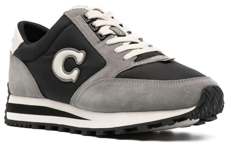 COACH Wear-Resistant Low-Top Casual Shoes Men's Gray Black 6