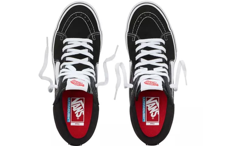 Vans Sk8 Hi Pro Black White 5
