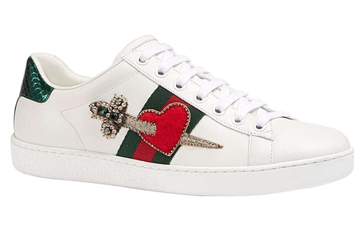 GUCCI Women's Ace Embroidered 'Bee' Women's 3