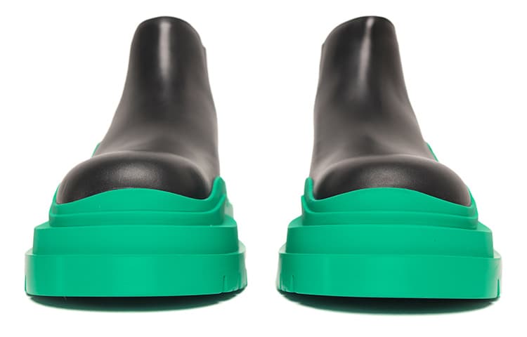 Bottega Veneta Tire Chelsea BV Ankle Length Chelsea Boots Women's Turquoise 4