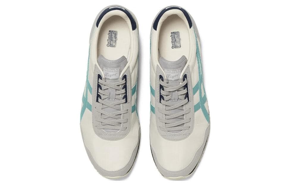 Onitsuka Tiger Dualio Marathon Running Shoes 'Cream White Grey Aqua' 5