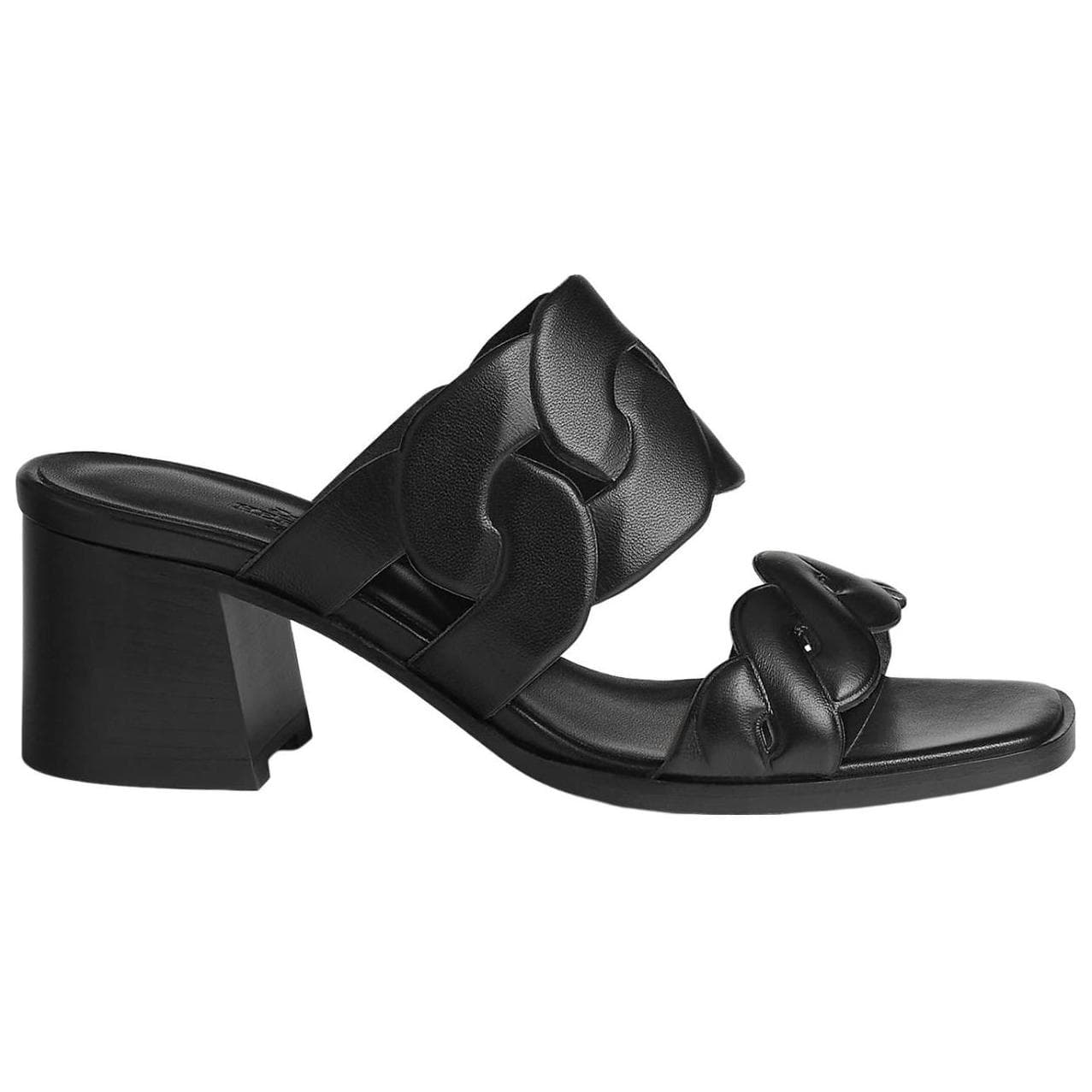 HERMES Gaby Slip-Resistant Slide Slippers Women's Black 4