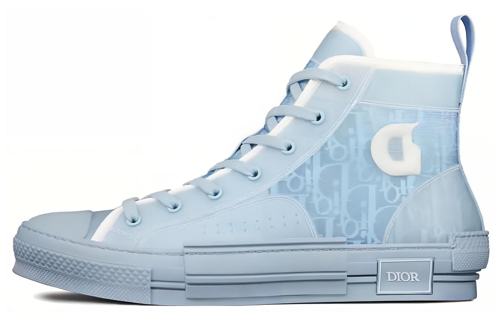 DIOR B23 High Top Daniel Arsham Light Blue 2