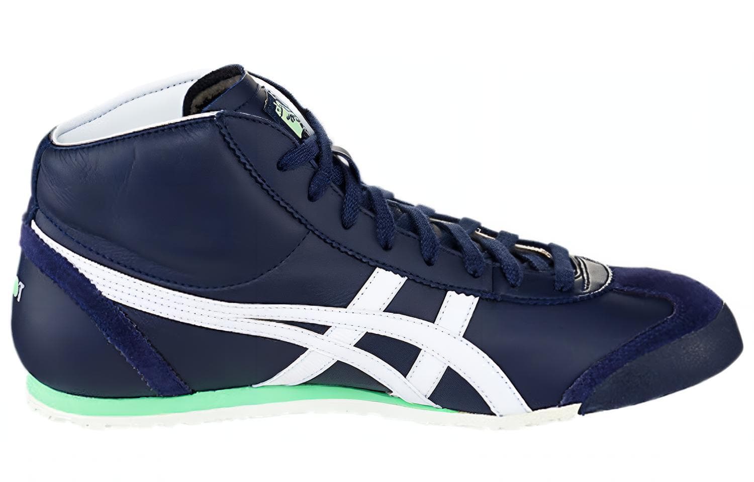 Onitsuka Tiger Mexico Mid Runner 'Dark Blue White Green' 4