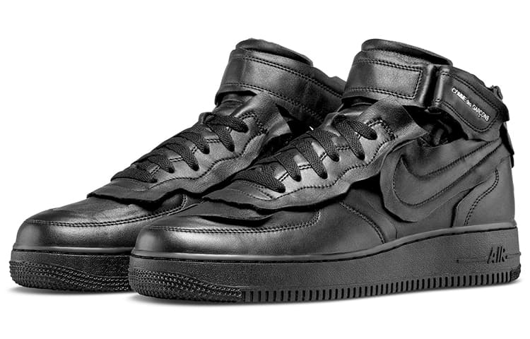 Nike Air Force 1 Mid Comme Des Garcons Black 6