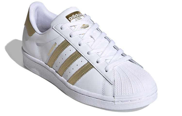 Adidas Originals Superstar White Gold Metallic Women's 6