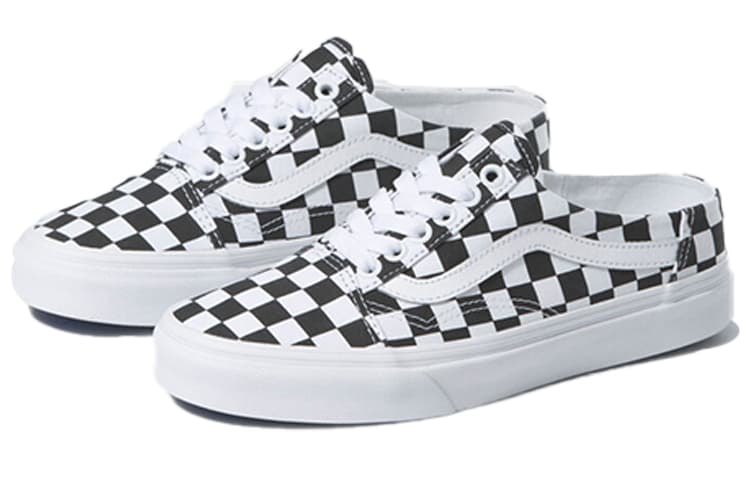 Vans Checkerboard Old Skool Mule Chessboard White/Black 5