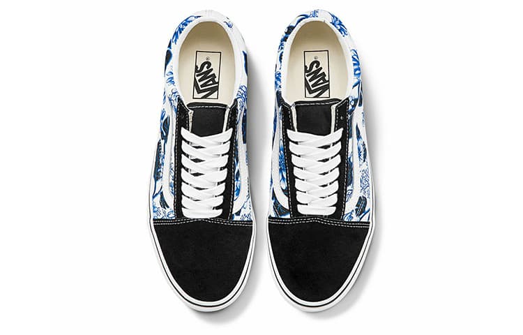 Old Skool Vans 'Floral Blue' 5