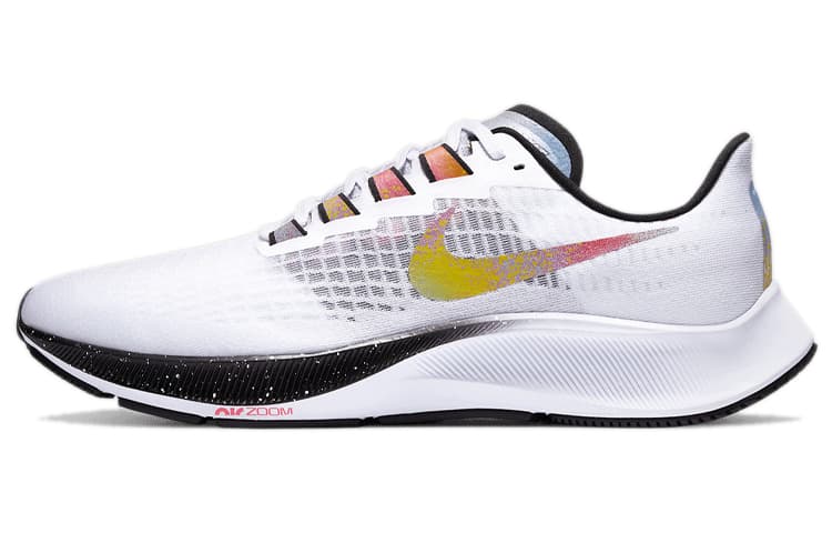 Nike Air Zoom Pegasus 37 White Multi Color Crimson 2