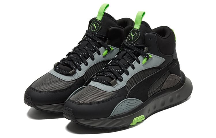 Puma Wild Rider Mid Black Dark Shadow 5