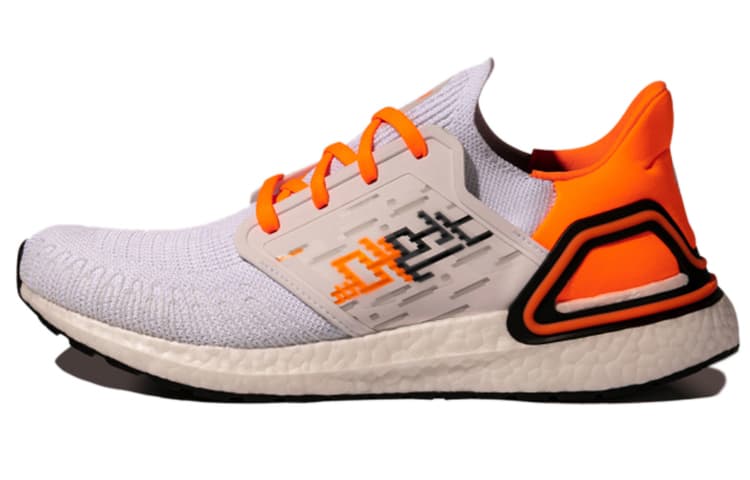 Adidas Ultraboost 20 White/Orange 3