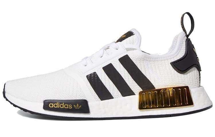 Adidas Originals Nmd R1 White Black Gold