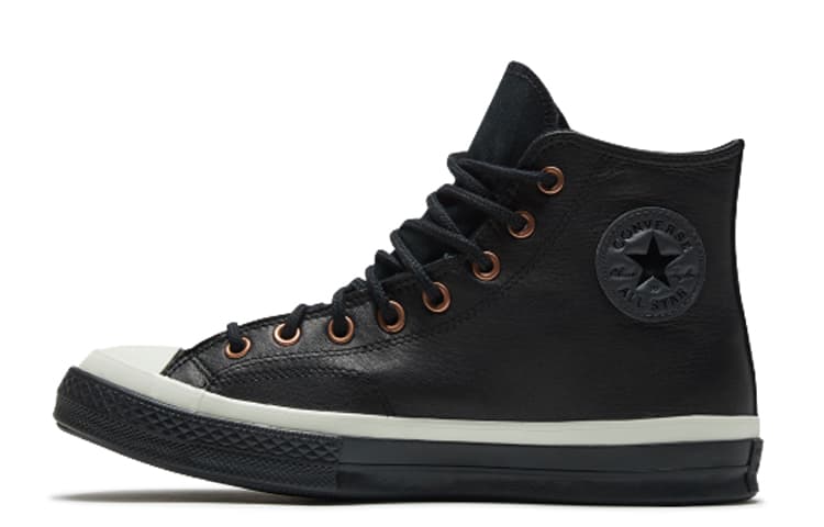 Converse Chuck 70 Hi 'Black Leather White' 2