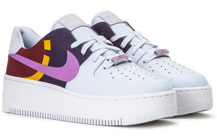 Nike Air Force 1 Sage Low Lx Grey Dark Orchid Women's 5