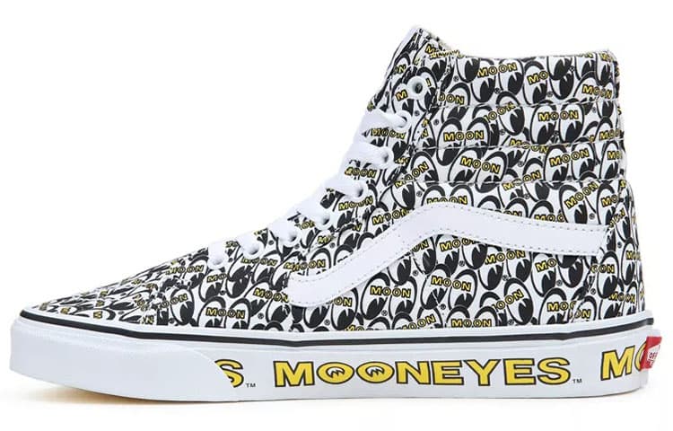 Vans Mooneyes X Vans Sk8 Hi 'True White Yellow' 2