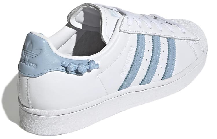 Adidas Women's Superstar 'Knotted Rope   White Clear Sky' Women's