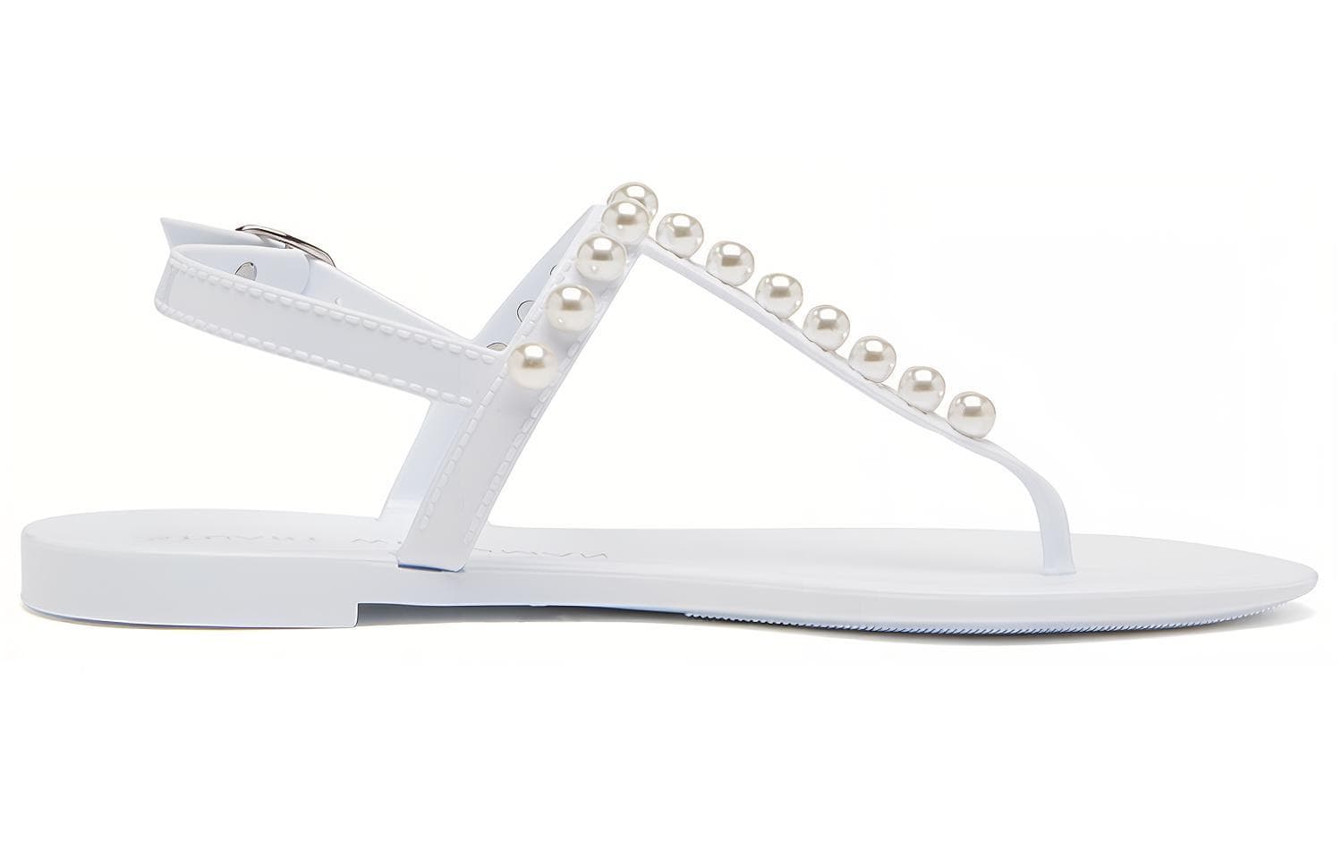 Stuart Weitzman/SW Flip Flops Women's White 4