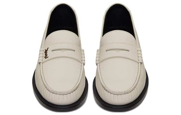 SAINT LAURENT Le Loafer Penny Slippers 5
