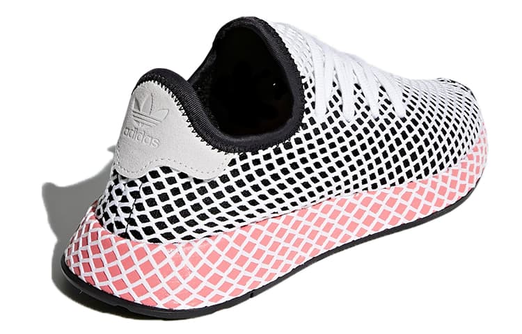 Adidas Originals Deerupt Core Black Chalk Pink Women's 6