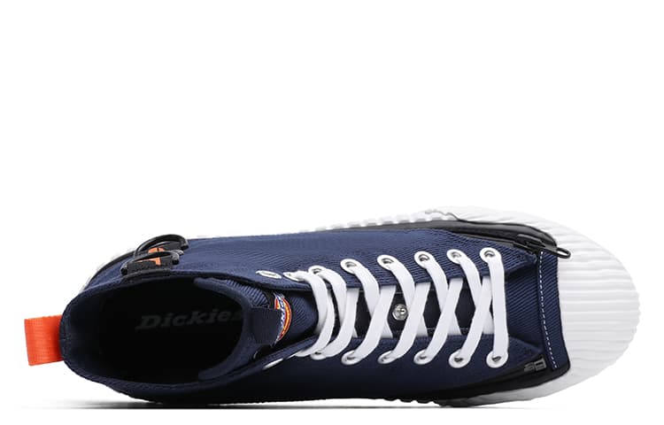 Dickies Canvas Shoes Men High-Top Blue 6