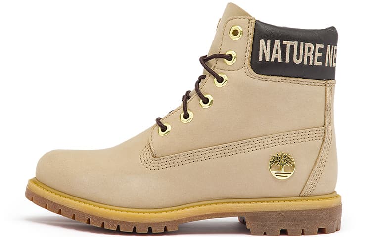 Timberland 6 Inch Premium Boots 'Light Beige Nubuck' Women's 2