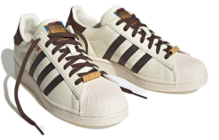 adidas originals Superstar 'Cream White Brown' 5