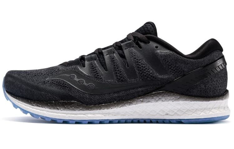 Saucony Freedom ISO2 Cushioning Lightweight Low-Top Running Shoes Men's Black 2
