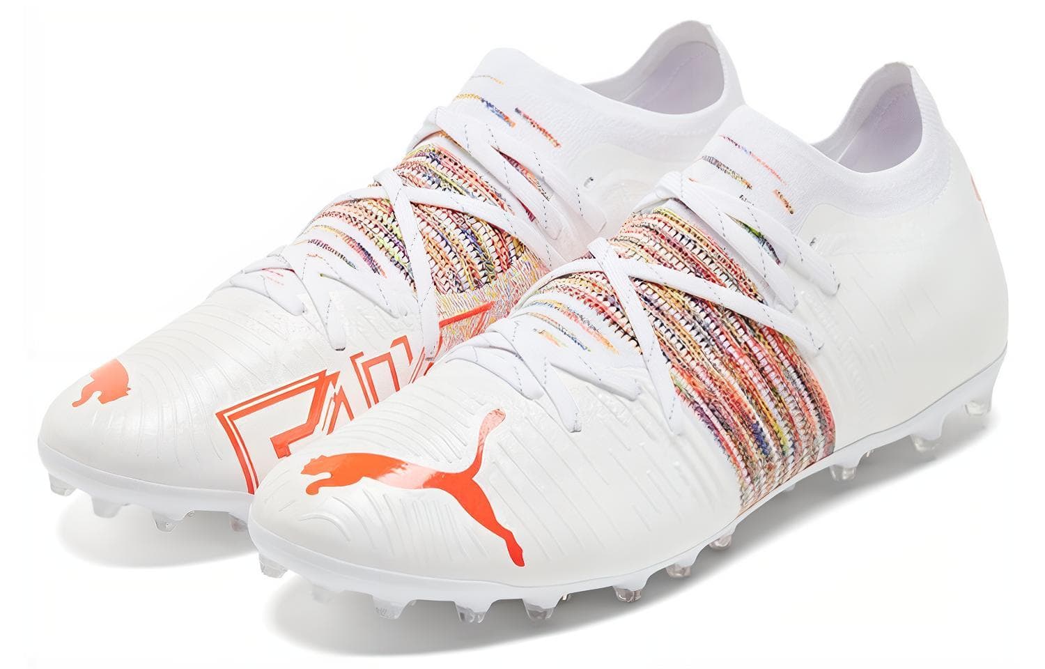 PUMA Future Z 2.1 Mg Short Nails Soccer Shoes White 5