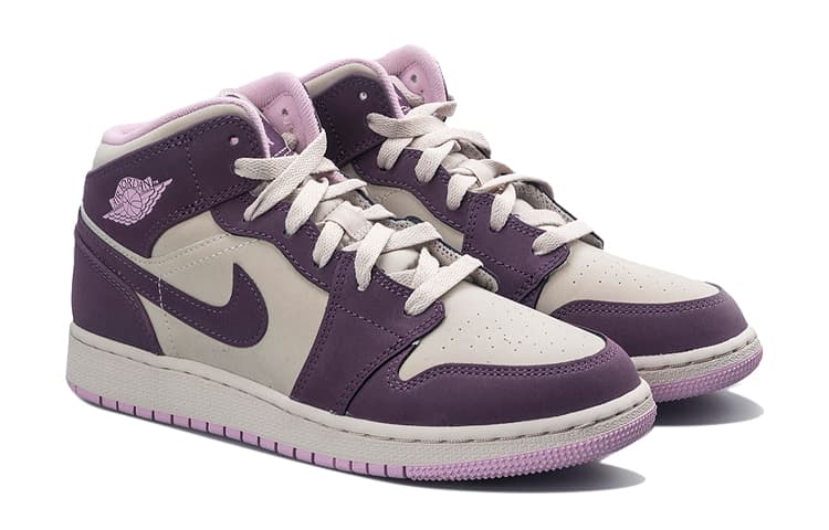 Jordan 1 Retro Mid GS Pro Purple 6