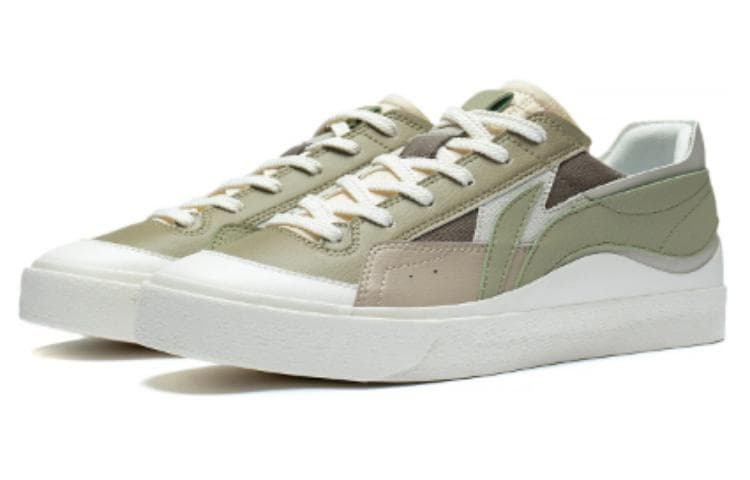 LiNing Mu Mu Anti-Slip Wear-Resistant Low-Top Skateboard Shoes Men's Elm Branch Green 5